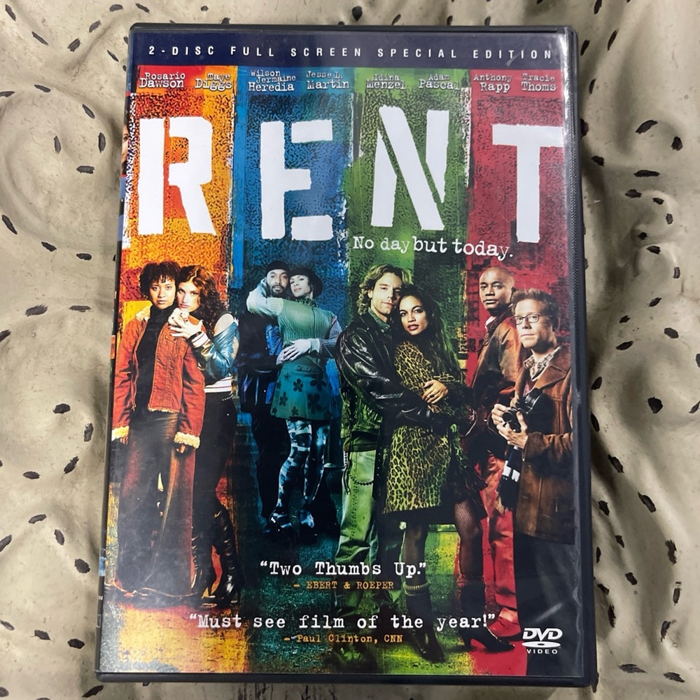 Rent (2) DVD Musical Theater Drama 80s 90s Stage Movie